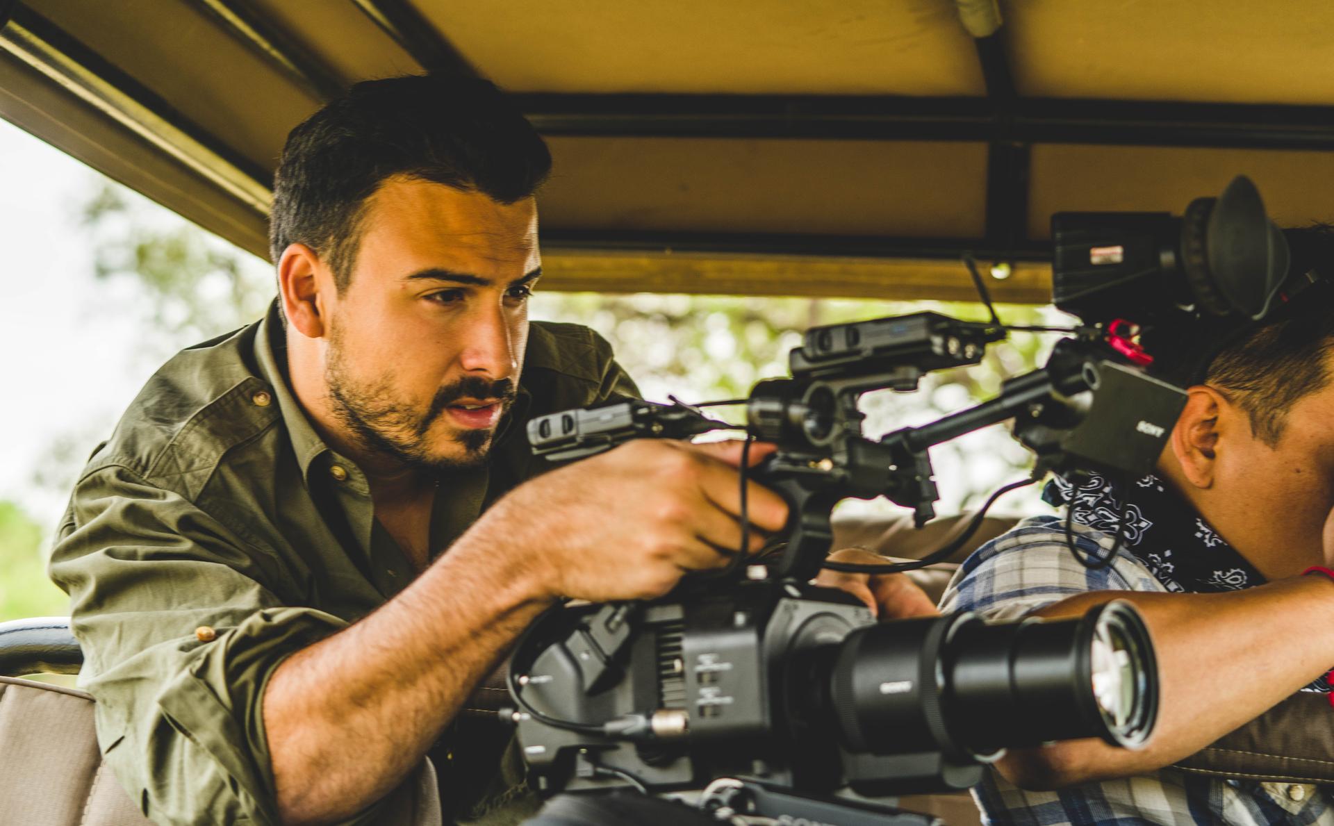 Julian Quinoñes filming for “The Wonder List”