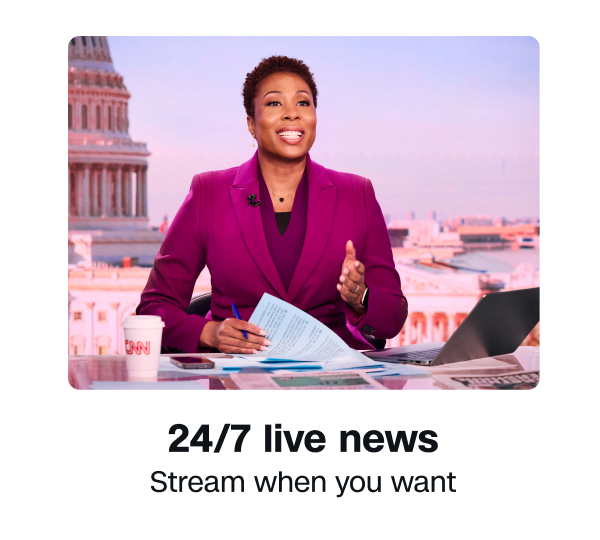 24/7 live news. Stream when you want