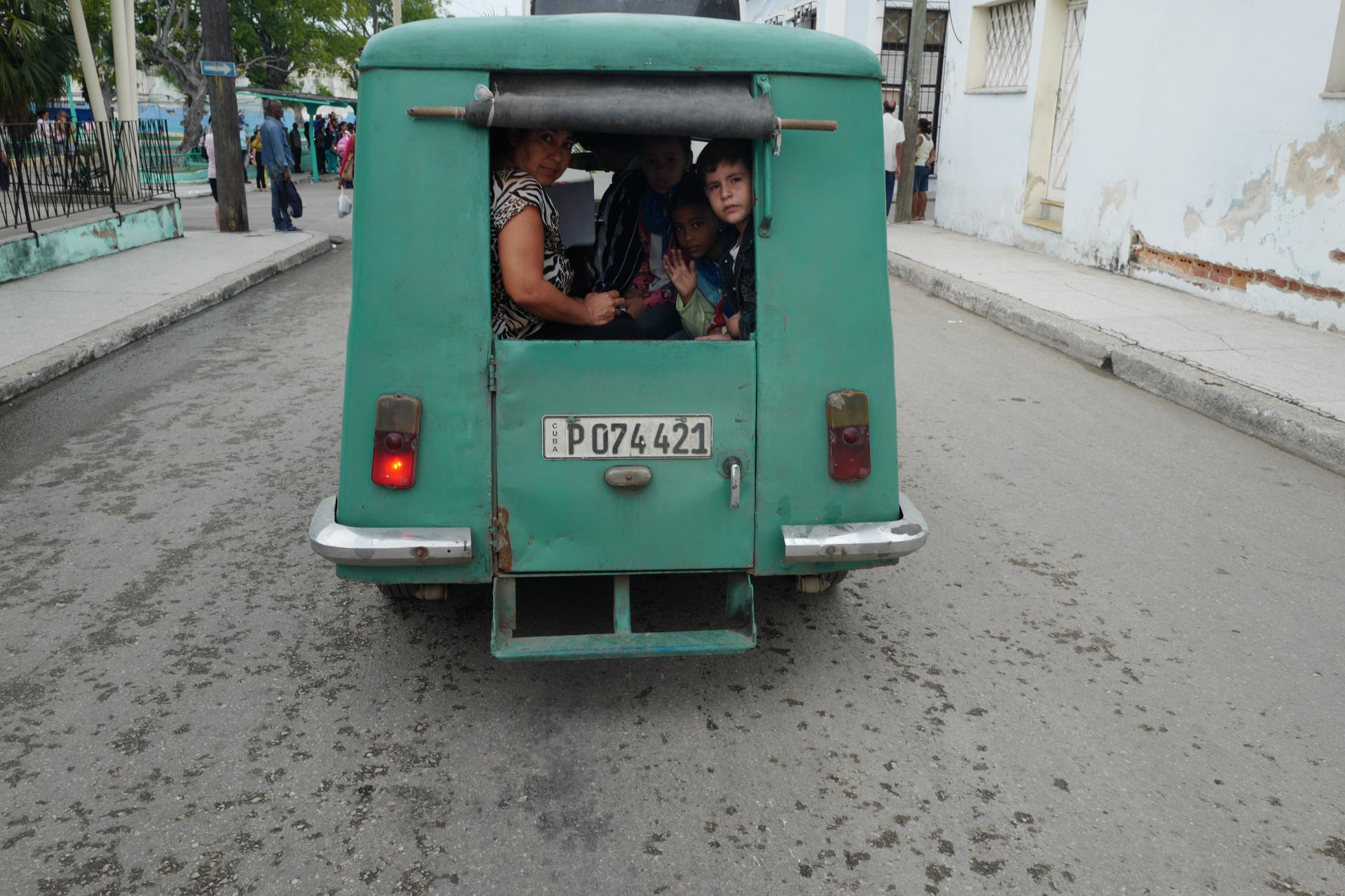 A street scene in Havana