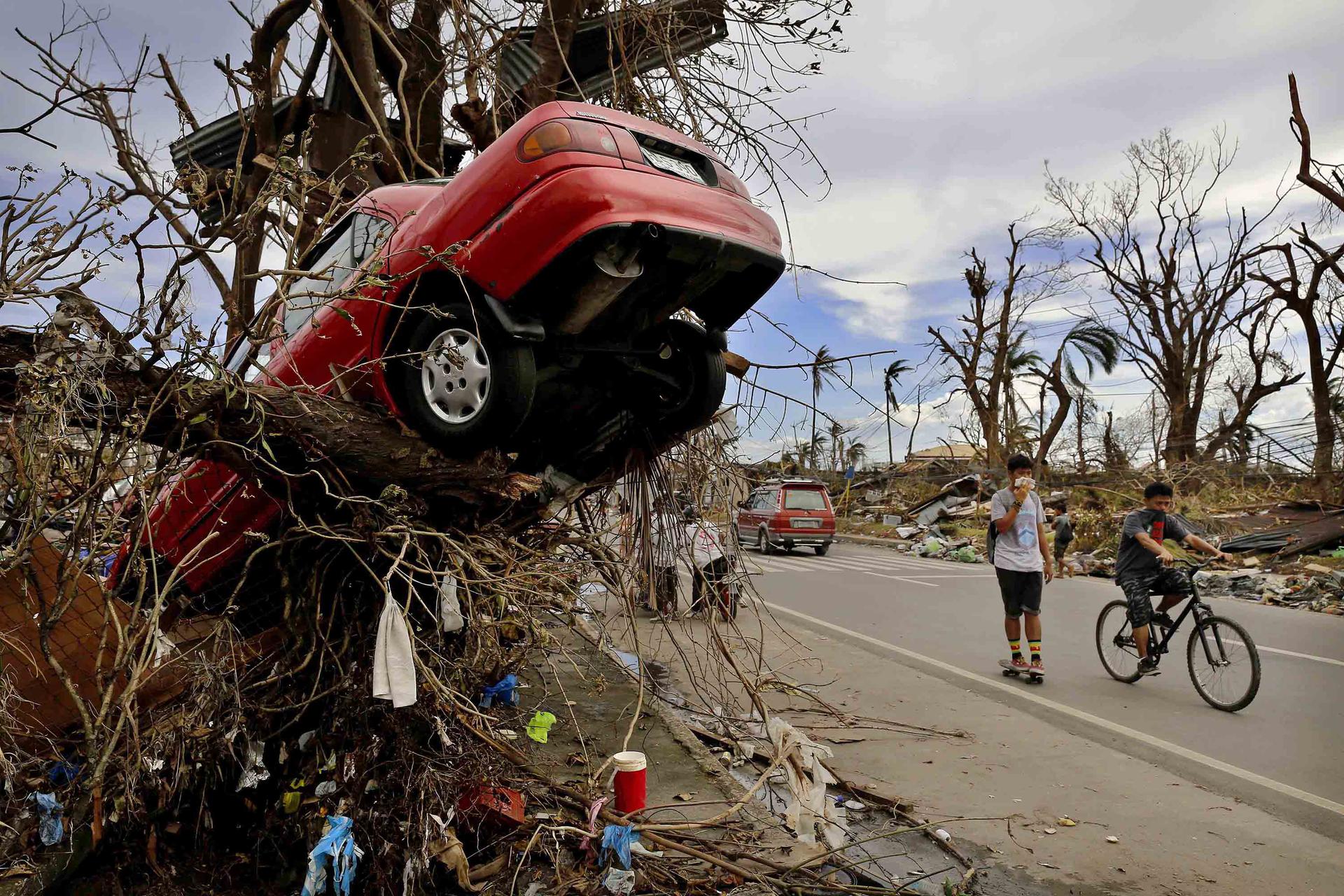 Super Typhoon Haiyan killed more than 6,000 people in the southern Philippines in 2013. (Photo: Getty Images)