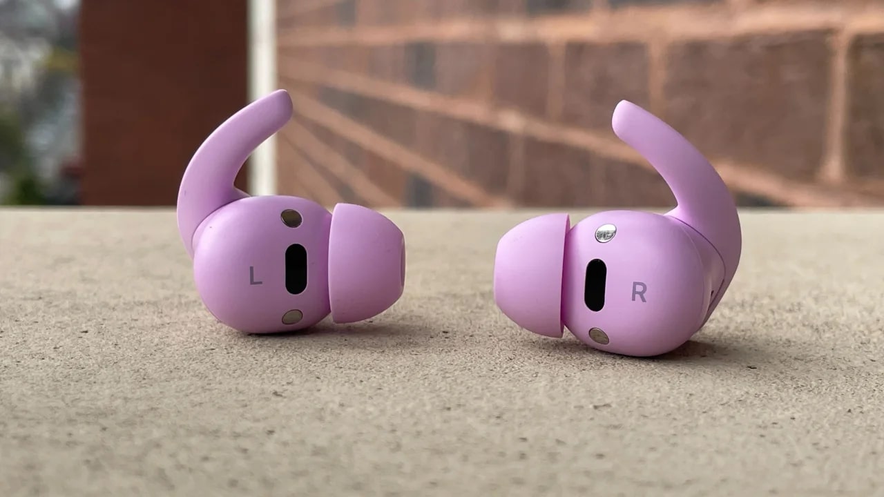 Pink Beats Fit Pro earbuds