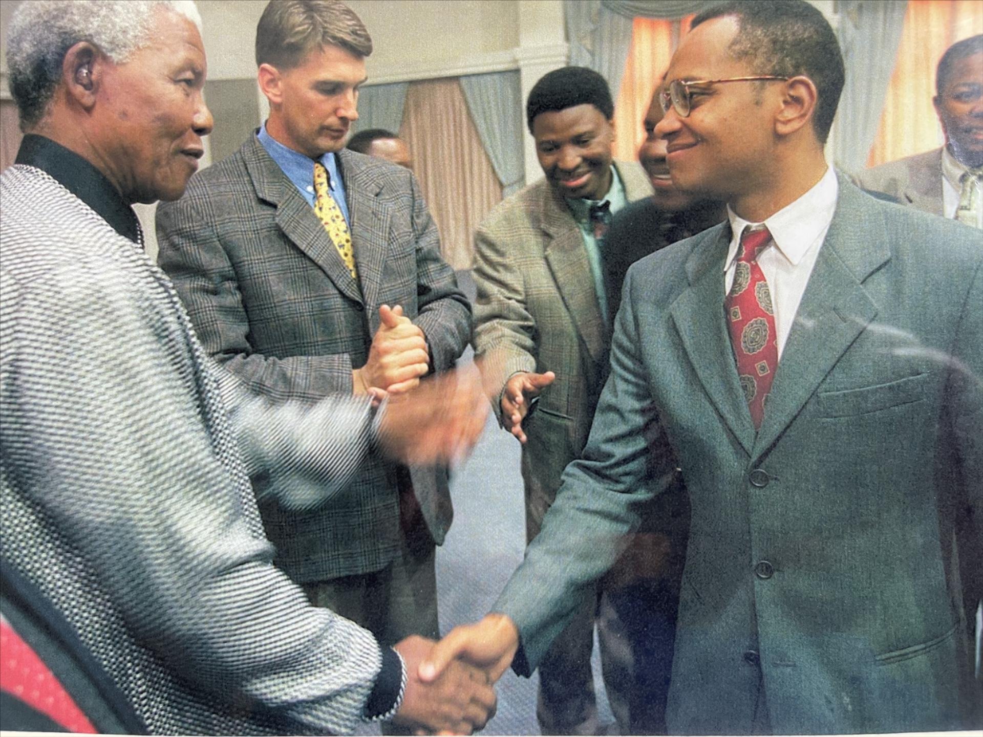 Mabry and Nelson Mandela