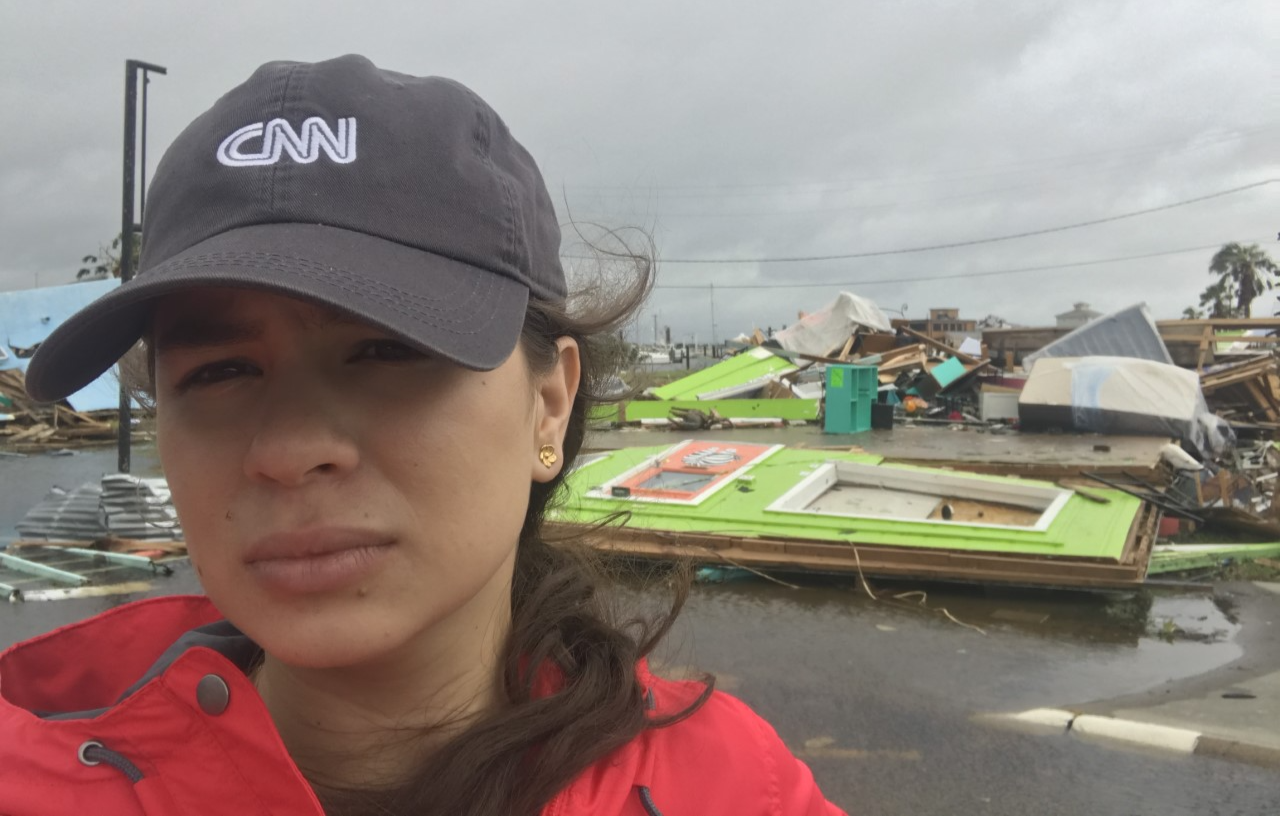 Monica Serrano in Texas after Hurricane Harvey