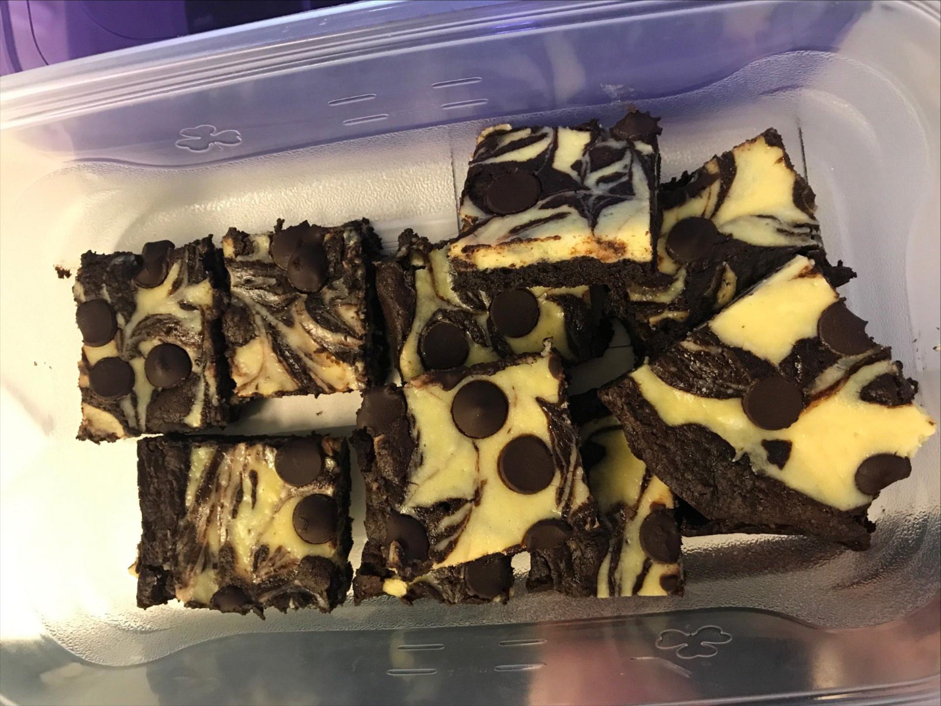 Meg Wagner's cheesecake brownies.