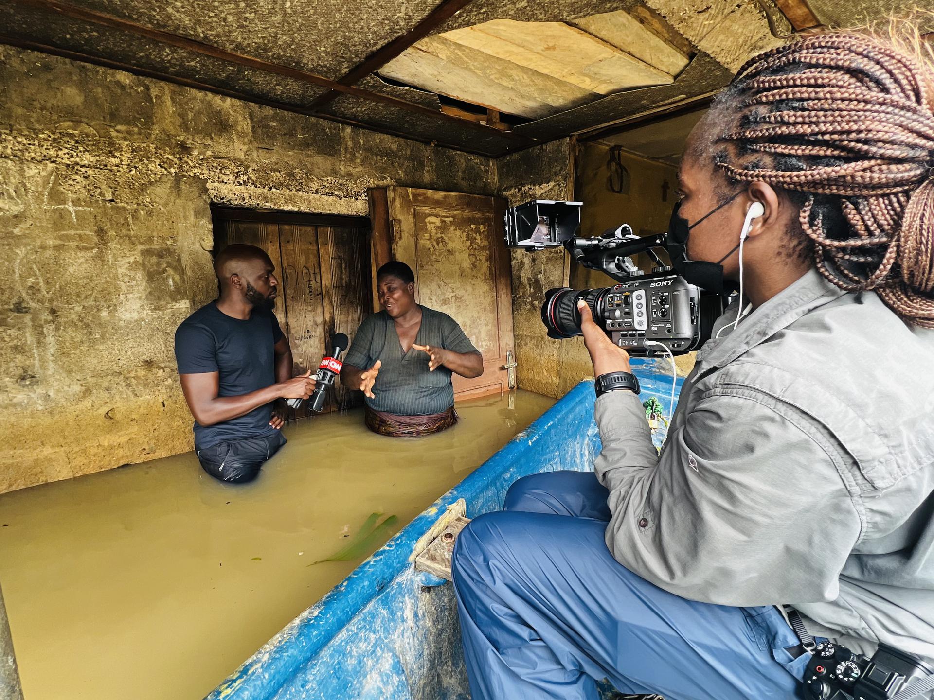 Madowo reporting in Nigeria on recent flooding
