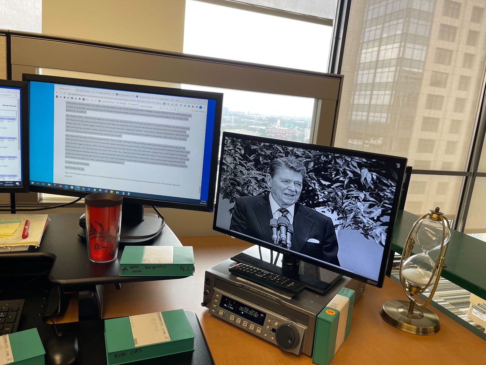 Reagan tapes being digitized